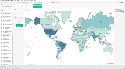 Tableau Visualization from COVID-19 Data | Doc Math Consulting