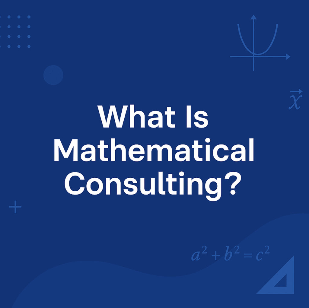 mathematical consulting